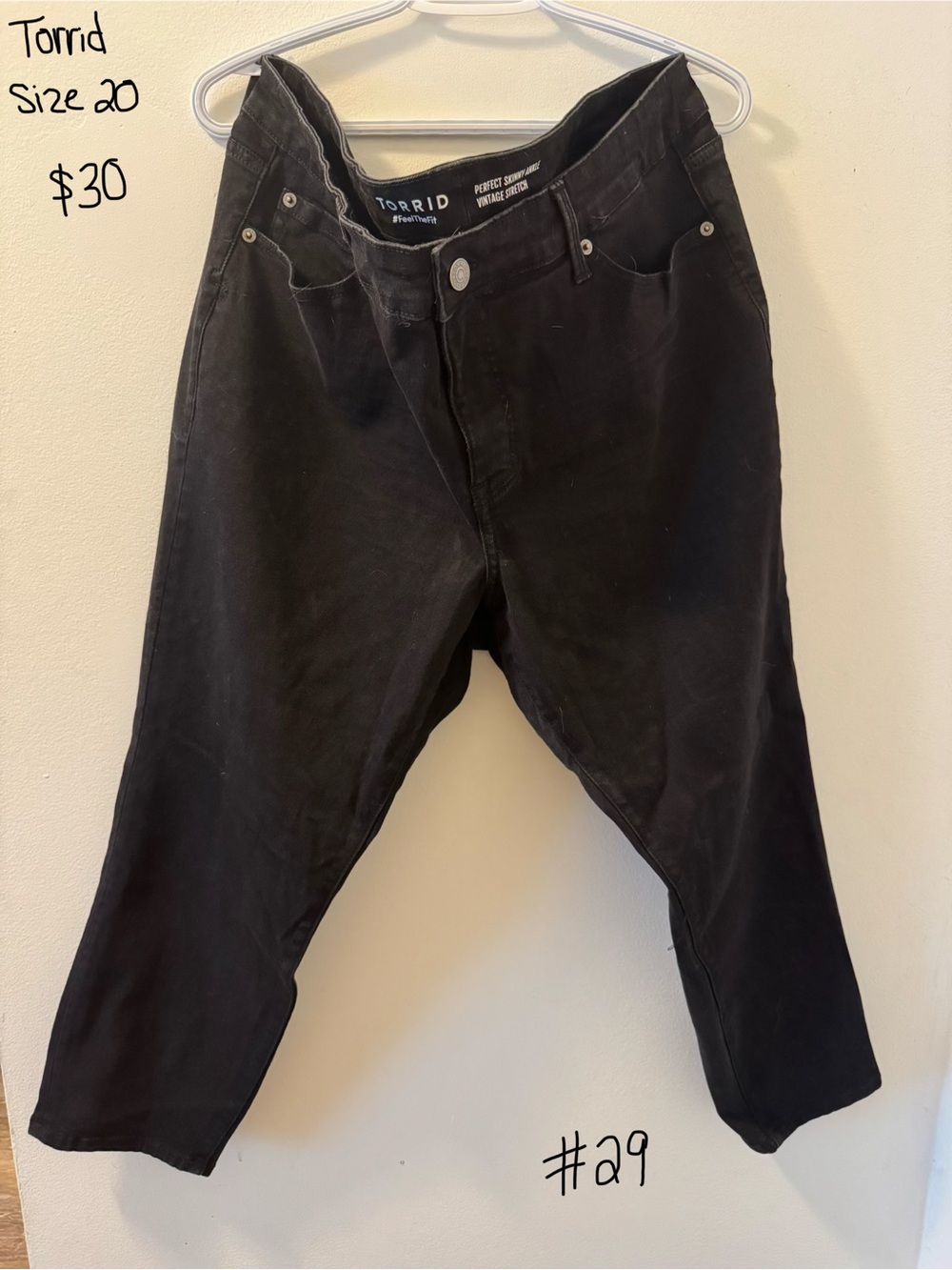 torrid Black High-Rise Slim Jeans